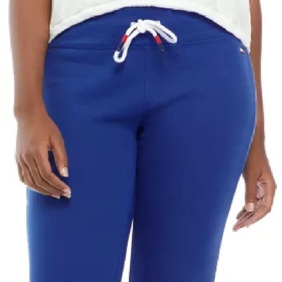 new LAPIS BLUE Tommy Hilfiger Embroidered Logo Joggers in Women's Size MEDIUM - Picture 4 of 4
